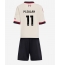 Liverpool Mohamed Salah #11 Bortedraktsett Barn 2025-26 Kortermet (+ Korte bukser)