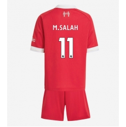 Liverpool Mohamed Salah #11 Hjemmedraktsett Barn 2025-26 Kortermet (+ Korte bukser)