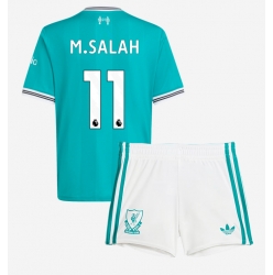 Liverpool Mohamed Salah #11 Tredjedraktsett Barn 2025-26 Kortermet (+ Korte bukser)