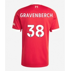 Liverpool Ryan Gravenberch #38 Hjemmedrakt 2025-26 Kortermet