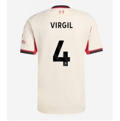Liverpool Virgil van Dijk #4 Bortedrakt 2025-26 Kortermet