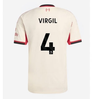 Liverpool Virgil van Dijk #4 Bortedrakt 2025-26 Kortermet