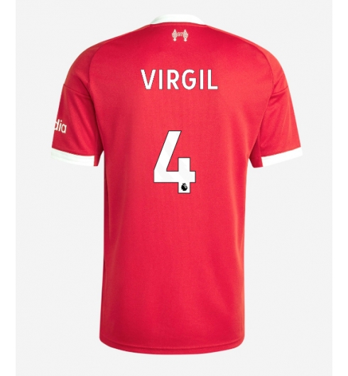 Liverpool Virgil van Dijk #4 Hjemmedrakt 2025-26 Kortermet Liverpool Virgil van Dijk #4 Hjemmedrakt 2025-26 Kortermet