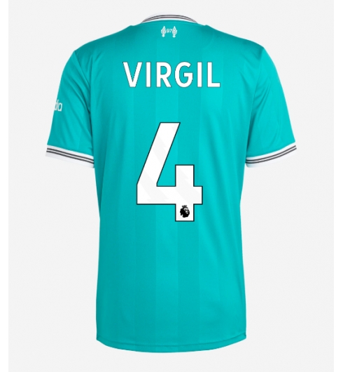 Liverpool Virgil van Dijk #4 Tredjedrakt 2025-26 Kortermet Liverpool Virgil van Dijk #4 Tredjedrakt 2025-26 Kortermet