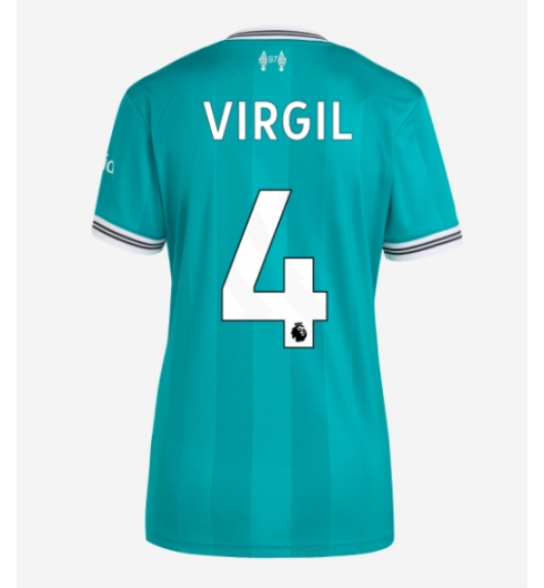 Liverpool Virgil van Dijk #4 Tredjedrakt Dame 2025-26 Kortermet Liverpool Virgil van Dijk #4 Tredjedrakt Dame 2025-26 Kortermet
