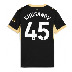 Manchester City Abdukodir Khusanov #45 Bortedrakt Dame 2026-27 Kortermet
