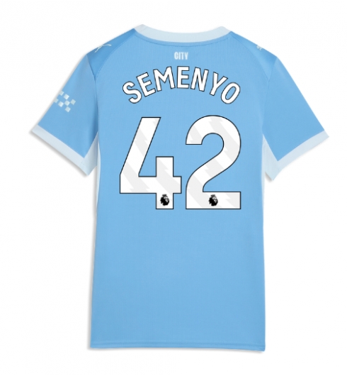 Manchester City Antoine Semenyo #42 Hjemmedrakt Dame 2026-27 Kortermet Manchester City Antoine Semenyo #42 Hjemmedrakt Dame 2026-27 Kortermet