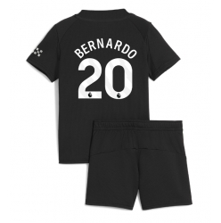 Manchester City Bernardo Silva #20 Bortedraktsett Barn 2025-26 Kortermet (+ Korte bukser)