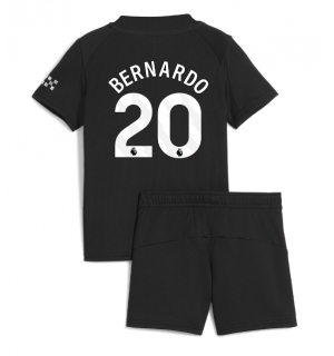 Manchester City Bernardo Silva #20 Bortedraktsett Barn 2025-26 Kortermet (+ Korte bukser)