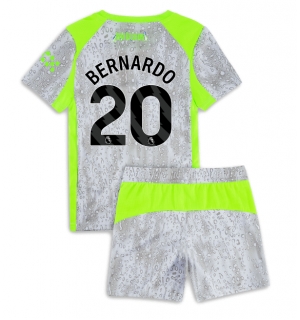 Manchester City Bernardo Silva #20 Tredjedraktsett Barn 2025-26 Kortermet (+ Korte bukser)