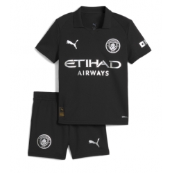 Manchester City Bortedraktsett Barn 2025-26 Kortermet (+ Korte bukser)