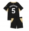 Manchester City Elliot Anderson #5 Bortedraktsett Barn 2026-27 Kortermet (+ Korte bukser)