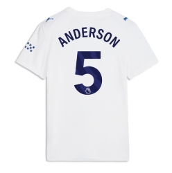 Manchester City Elliot Anderson #5 Tredjedrakt Dame 2026-27 Kortermet