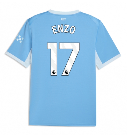 Manchester City Enzo Fernandez #17 Hjemmedrakt 2026-27 Kortermet Manchester City Enzo Fernandez #17 Hjemmedrakt 2026-27 Kortermet