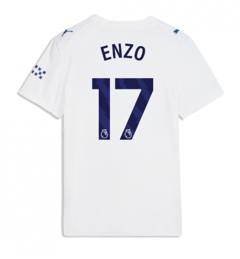 Manchester City Enzo Fernandez #17 Tredjedrakt Dame 2026-27 Kortermet Manchester City Enzo Fernandez #17 Tredjedrakt Dame 2026-27 Kortermet