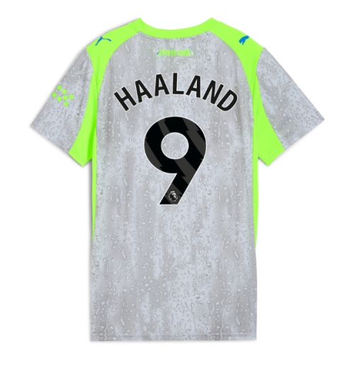 Manchester City Erling Haaland #9 Tredjedrakt Dame 2025-26 Kortermet Manchester City Erling Haaland #9 Tredjedrakt Dame 2025-26 Kortermet