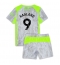 Manchester City Erling Haaland #9 Tredjedraktsett Barn 2025-26 Kortermet (+ Korte bukser)