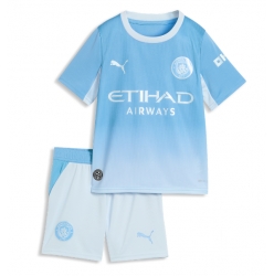 Manchester City Hjemmedraktsett Barn 2026-27 Kortermet (+ Korte bukser)