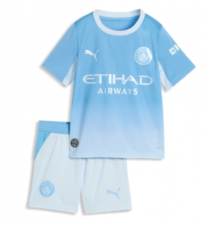 Manchester City Hjemmedraktsett Barn 2026-27 Kortermet (+ Korte bukser)