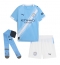 Manchester City Jeremy Doku #11 Hjemmedraktsett Barn 2025-26 Kortermet (+ Korte bukser)