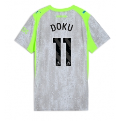 Manchester City Jeremy Doku #11 Tredjedrakt Dame 2025-26 Kortermet