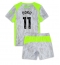 Manchester City Jeremy Doku #11 Tredjedraktsett Barn 2025-26 Kortermet (+ Korte bukser)