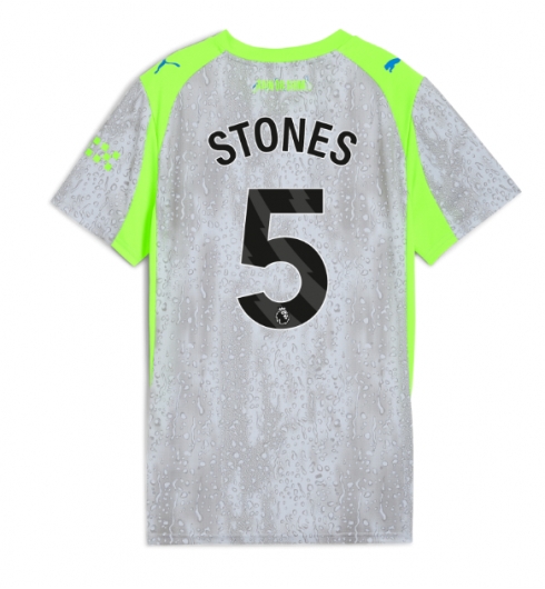 Manchester City John Stones #5 Tredjedrakt Dame 2025-26 Kortermet Manchester City John Stones #5 Tredjedrakt Dame 2025-26 Kortermet