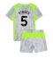 Manchester City John Stones #5 Tredjedraktsett Barn 2025-26 Kortermet (+ Korte bukser)