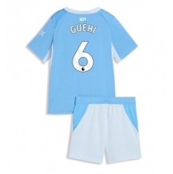 Manchester City Marc Guehi #6 Hjemmedraktsett Barn 2026-27 Kortermet (+ Korte bukser)