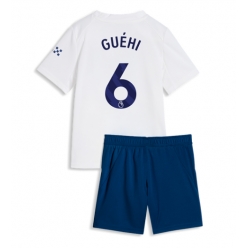 Manchester City Marc Guehi #6 Tredjedraktsett Barn 2026-27 Kortermet (+ Korte bukser)