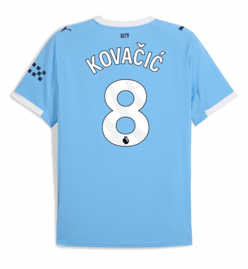 Manchester City Mateo Kovacic #8 Hjemmedrakt 2025-26 Kortermet Manchester City Mateo Kovacic #8 Hjemmedrakt 2025-26 Kortermet