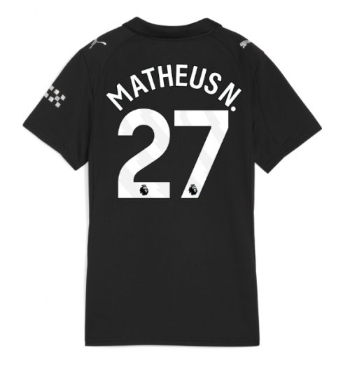 Manchester City Matheus Nunes #27 Bortedrakt Dame 2025-26 Kortermet Manchester City Matheus Nunes #27 Bortedrakt Dame 2025-26 Kortermet