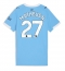 Manchester City Matheus Nunes #27 Hjemmedrakt Dame 2025-26 Kortermet Manchester City Matheus Nunes #27 Hjemmedrakt Dame 2025-26 Kortermet