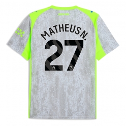 Manchester City Matheus Nunes #27 Tredjedrakt 2025-26 Kortermet