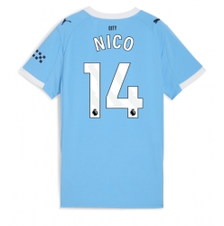 Manchester City Nico Gonzalez #14 Hjemmedrakt Dame 2025-26 Kortermet