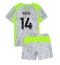 Manchester City Nico Gonzalez #14 Tredjedraktsett Barn 2025-26 Kortermet (+ Korte bukser)