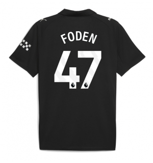 Manchester City Phil Foden #47 Bortedrakt 2025-26 Kortermet