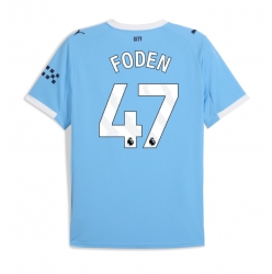 Manchester City Phil Foden #47 Hjemmedrakt 2025-26 Kortermet