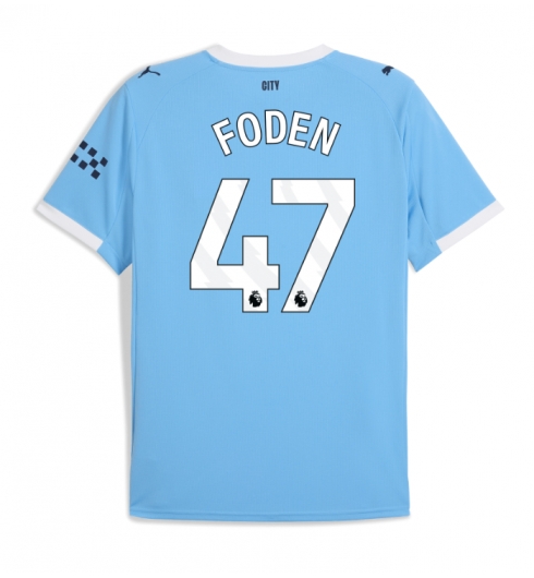 Manchester City Phil Foden #47 Hjemmedrakt 2025-26 Kortermet Manchester City Phil Foden #47 Hjemmedrakt 2025-26 Kortermet