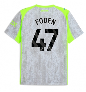 Manchester City Phil Foden #47 Tredjedrakt 2025-26 Kortermet