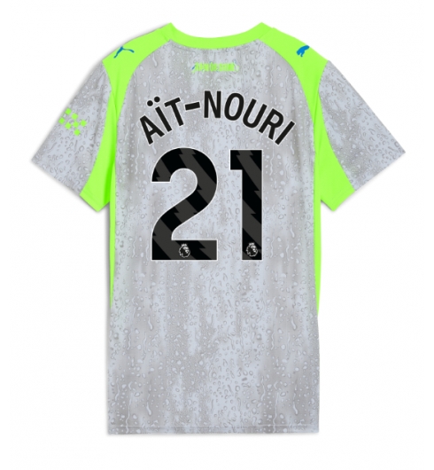 Manchester City Rayan Ait-Nouri #21 Tredjedrakt Dame 2025-26 Kortermet Manchester City Rayan Ait-Nouri #21 Tredjedrakt Dame 2025-26 Kortermet