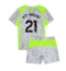 Manchester City Rayan Ait-Nouri #21 Tredjedraktsett Barn 2025-26 Kortermet (+ Korte bukser)