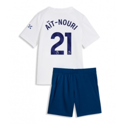 Manchester City Rayan Ait-Nouri #21 Tredjedraktsett Barn 2026-27 Kortermet (+ Korte bukser)