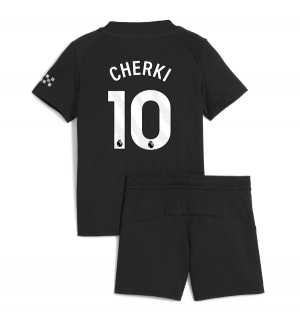 Manchester City Rayan Cherki #10 Bortedraktsett Barn 2025-26 Kortermet (+ Korte bukser)