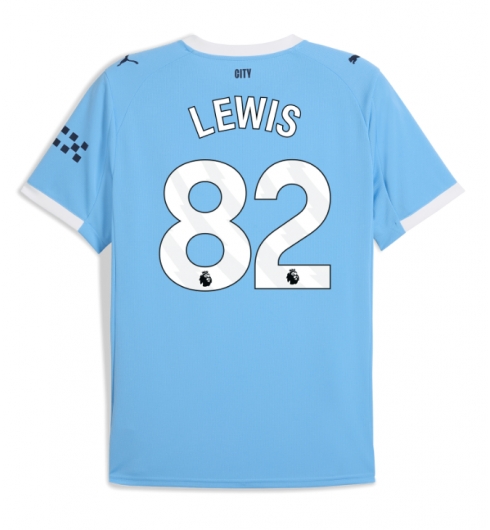 Manchester City Rico Lewis #82 Hjemmedrakt 2025-26 Kortermet Manchester City Rico Lewis #82 Hjemmedrakt 2025-26 Kortermet
