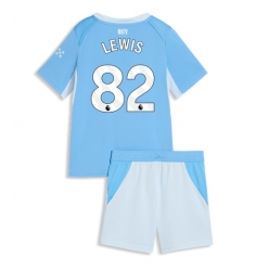Manchester City Rico Lewis #82 Hjemmedraktsett Barn 2026-27 Kortermet (+ Korte bukser)