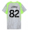 Manchester City Rico Lewis #82 Tredjedrakt Dame 2025-26 Kortermet