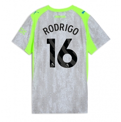 Manchester City Rodri Hernandez #16 Tredjedrakt Dame 2025-26 Kortermet