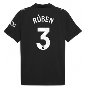 Manchester City Ruben Dias #3 Bortedrakt 2025-26 Kortermet