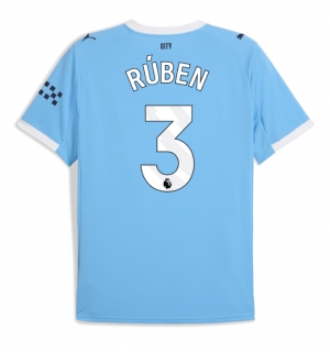 Manchester City Ruben Dias #3 Hjemmedrakt 2025-26 Kortermet